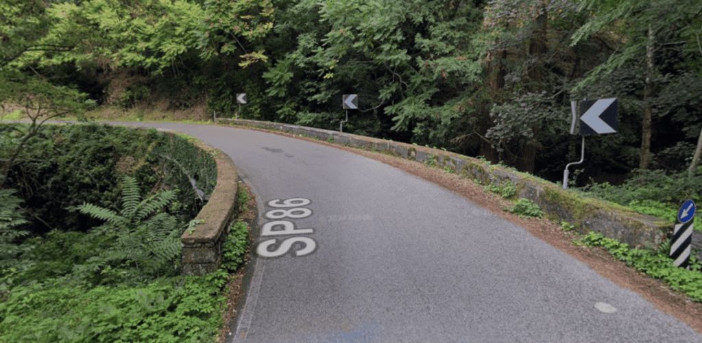 Il ponte delle Vignacce sulla SP 86, tra Tosi e Donnini